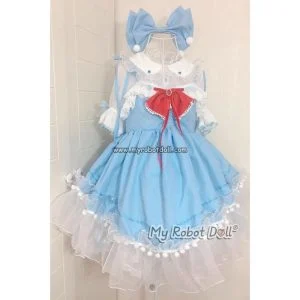 Cosplay Outfit for Cirno Anime Doll