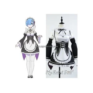 Cosplay Outfit for Rem Anime Doll